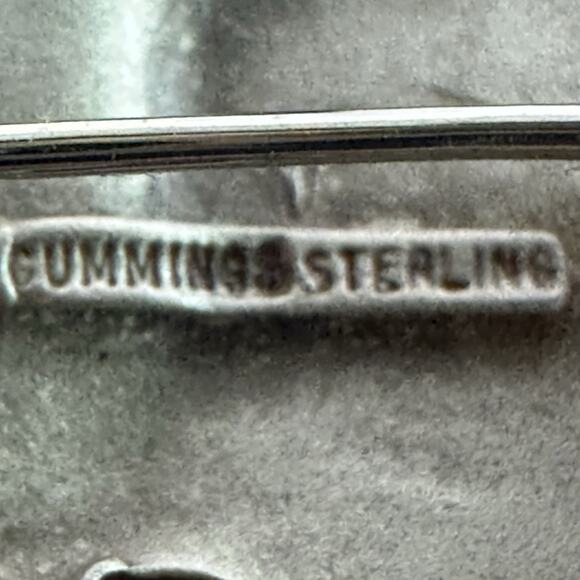 Angela Cummings 925 Sterling Orchid Brooch Pin - Picture 4 of 9